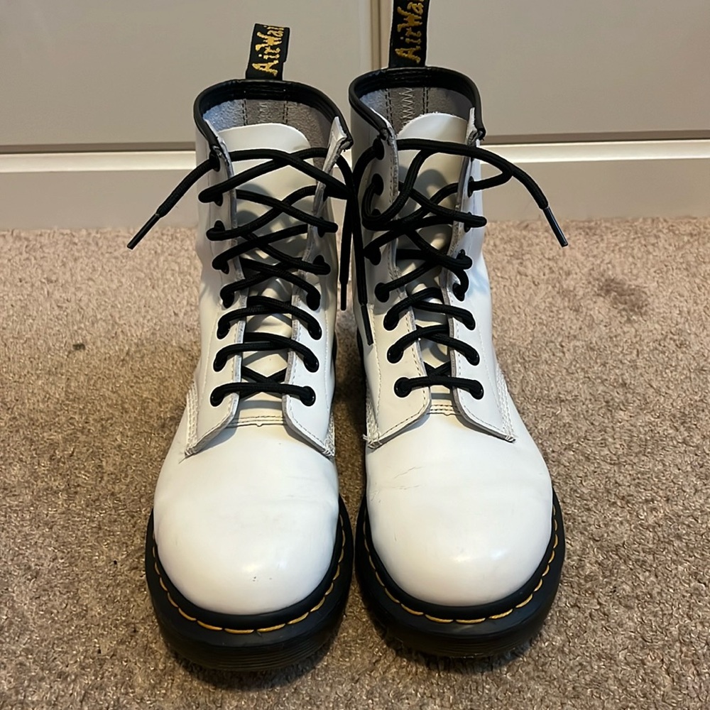 Women’s White Dr. Martens